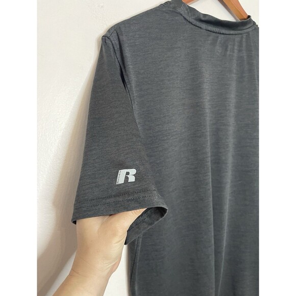 Russell Mens Medium Charcoal Gray UCF Dri fit Tshirt Crewneck - Picture 6 of 6